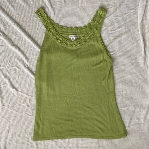 Lime Green Knit Tank